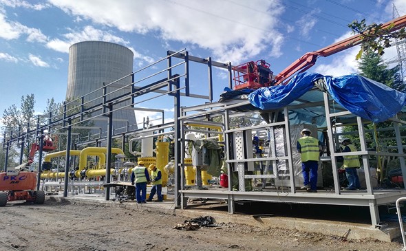 Proyecto básico y detalle de los servicios asociados al arranque con gas natural en la central térmica de carbón de Aboño