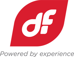 logo df powered by experience