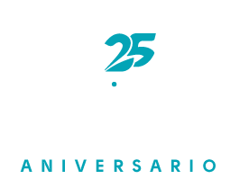 Logo Tresca 25 años negativo